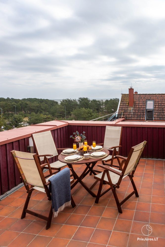 70 m² apartments with a terrace and lagoon view + SPA | Nida