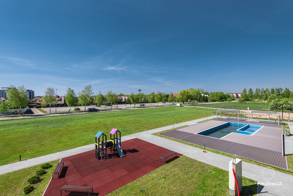 New apartments with pool and gym for rent in Sventoji