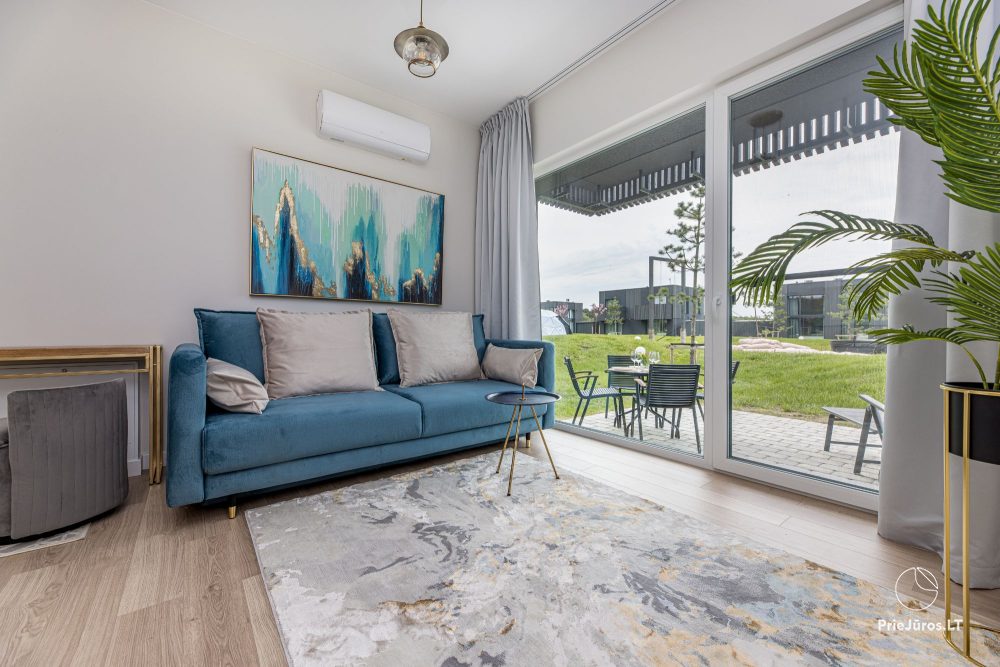 Basom home – My sea 3, Kunigiškiai – apartments with a terrace next to an eco pool, beautiful green area