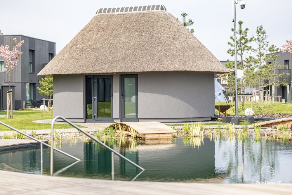 Basom home – My sea 3, Kunigiškiai – apartments with a terrace next to an eco pool, beautiful green area