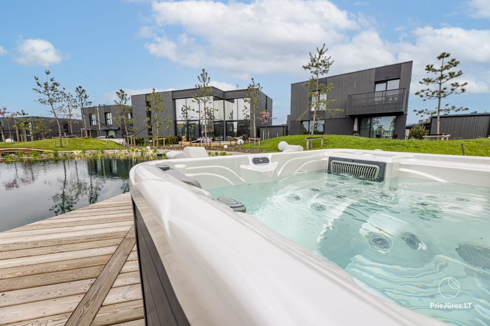 Basom home – My sea 3, Kunigiškiai – apartments with a terrace next to an eco pool, beautiful green area