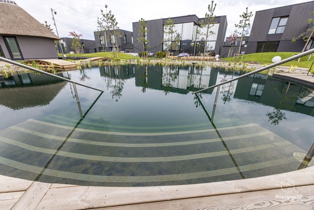 Basom home – My sea 3, Kunigiškiai – apartments with a terrace next to an eco pool, beautiful green area