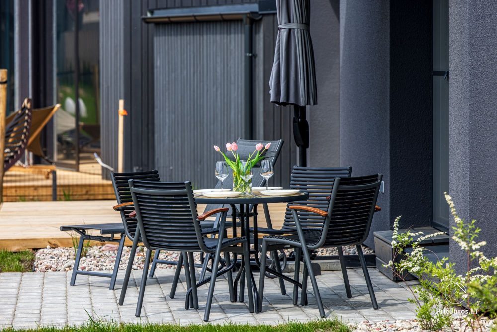 Basom home – My sea 3, Kunigiškiai – apartments with a terrace next to an eco pool, beautiful green area