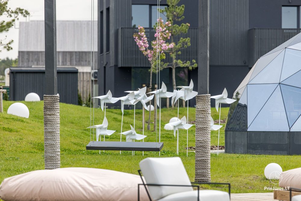 Basom home – My sea 3, Kunigiškiai – apartments with a terrace next to an eco pool, beautiful green area