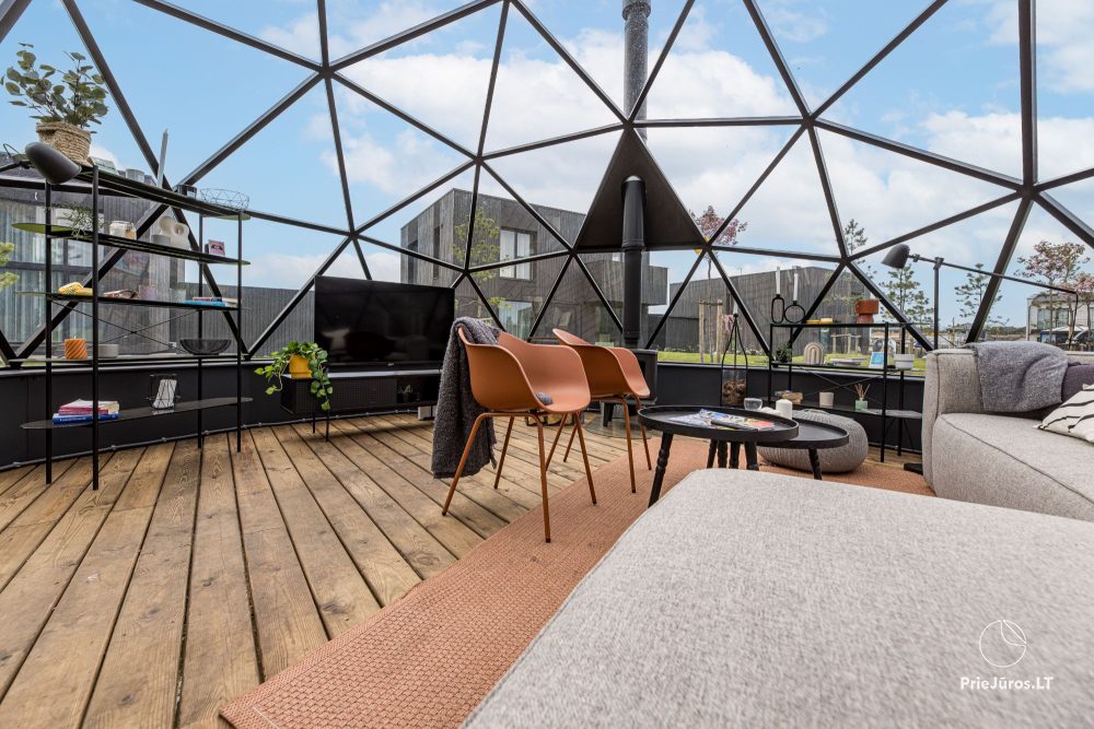 Basom home – My sea 3, Kunigiškiai – apartments with a terrace next to an eco pool, beautiful green area