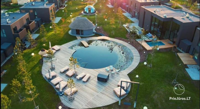 Basom home – Мое море 3, Кунигишкяй – апартаменты с террасой рядом с эко-бассейном, прекрасная зелёная территория