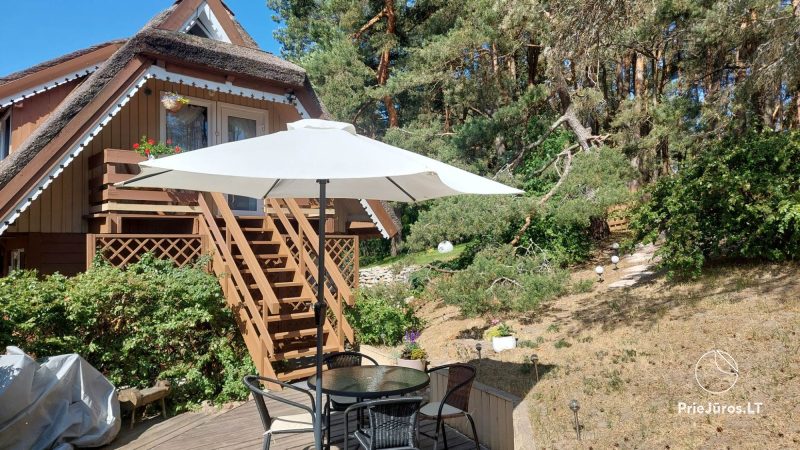 Apartment for rent in Pervalka with all amenities and a private yard