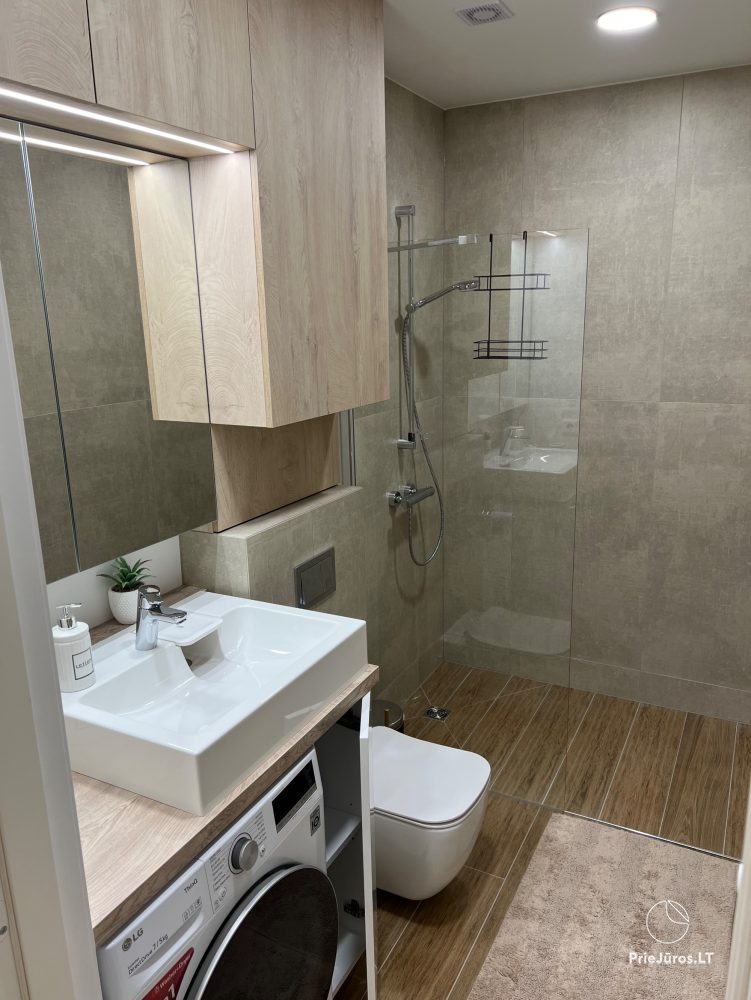 New apartments for rent in Juodkrante with private parking