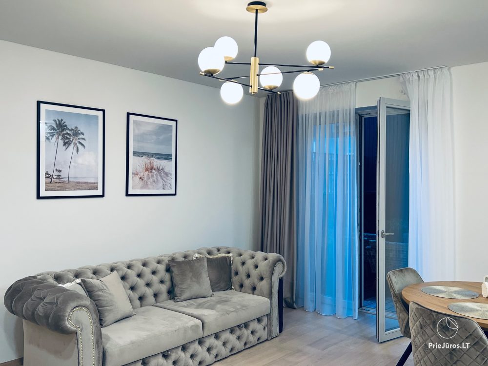 New apartments for rent in Juodkrante with private parking