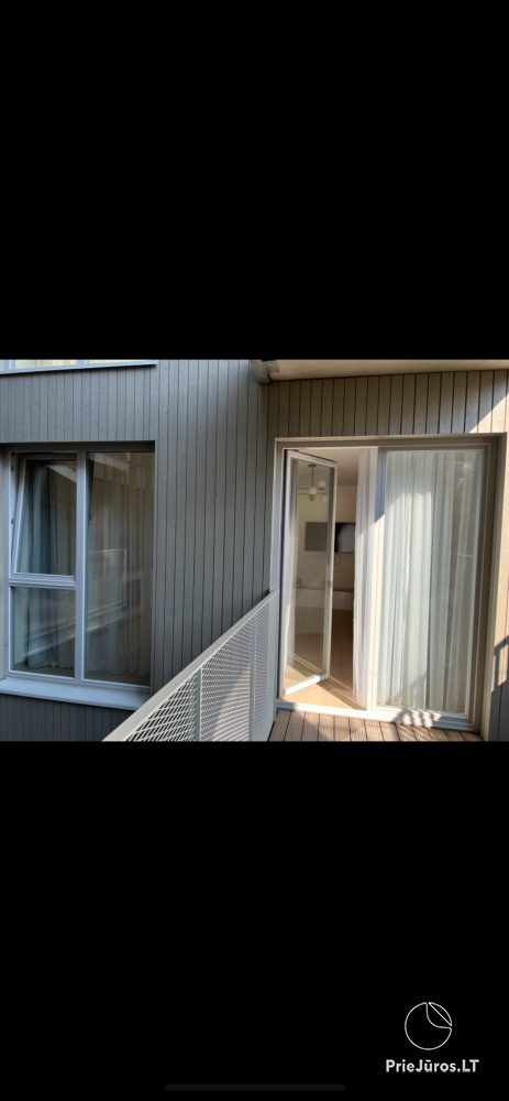 New apartments for rent in Juodkrante with private parking