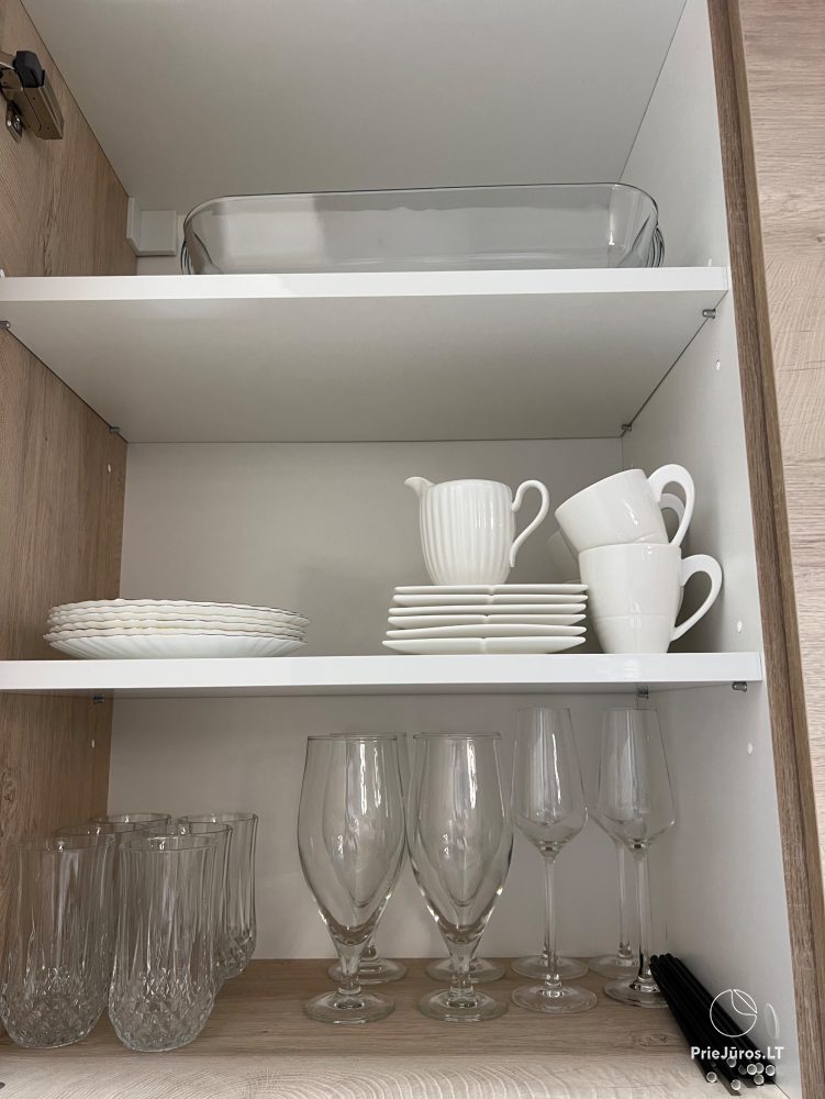 New apartments for rent in Juodkrante with private parking