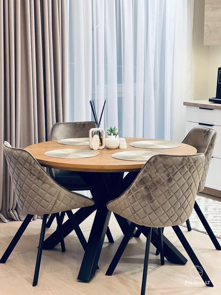New apartments for rent in Juodkrante with private parking
