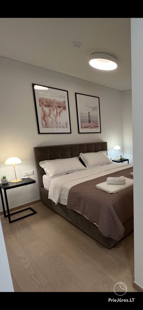 New apartments for rent in Juodkrante with private parking