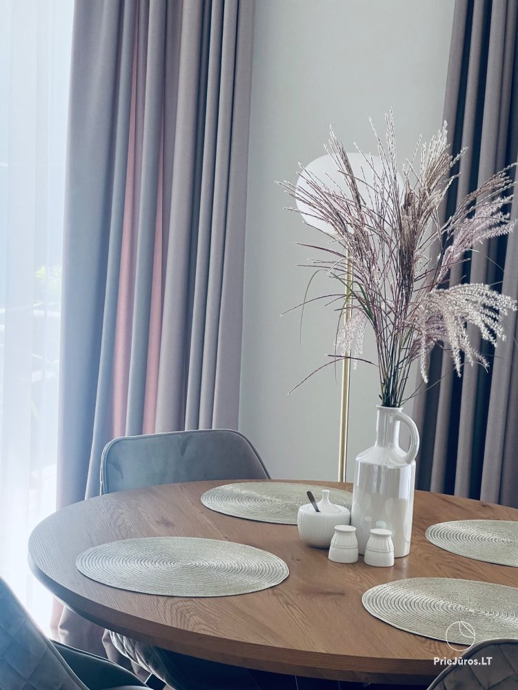 New apartments for rent in Juodkrante with private parking