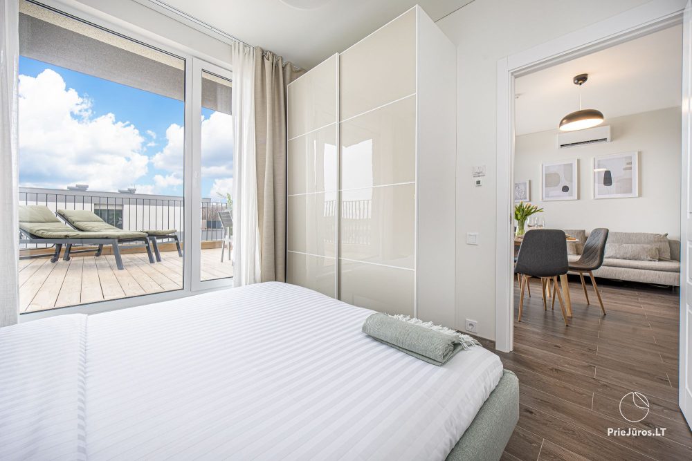 Kopa home – My Sea 2, Kunigiškiai. 2-bedroom apartments with terrace, complex with pool, entertainment