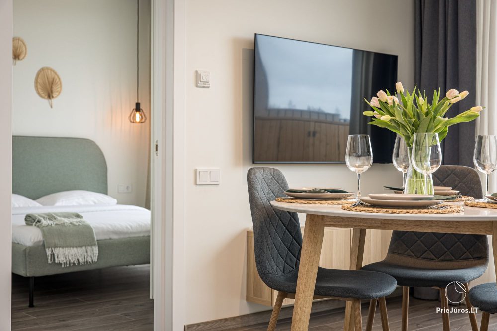 Kopa home – My Sea 2, Kunigiškiai. 2-bedroom apartments with terrace, complex with pool, entertainment