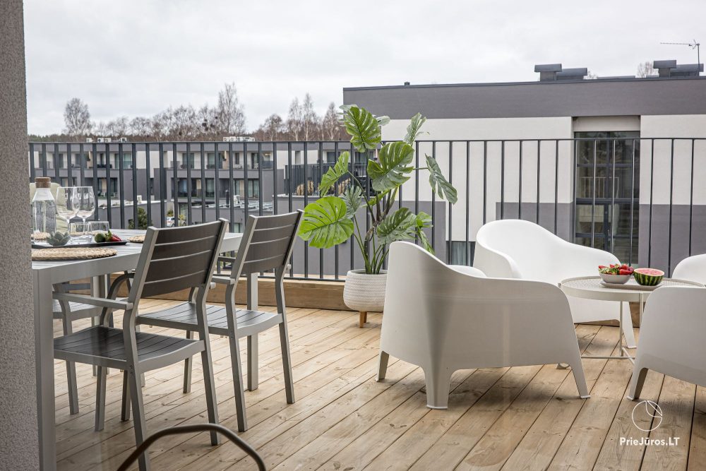 Kopa home – My Sea 2, Kunigiškiai. 2-bedroom apartments with terrace, complex with pool, entertainment