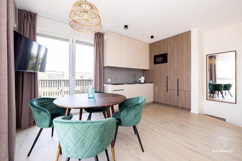 Pajurio Melis apartment in complex Mano Jura 3, in Kunigiskiai