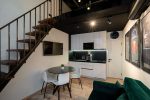 Студио апартамент - лофт в Паланге  Black & White