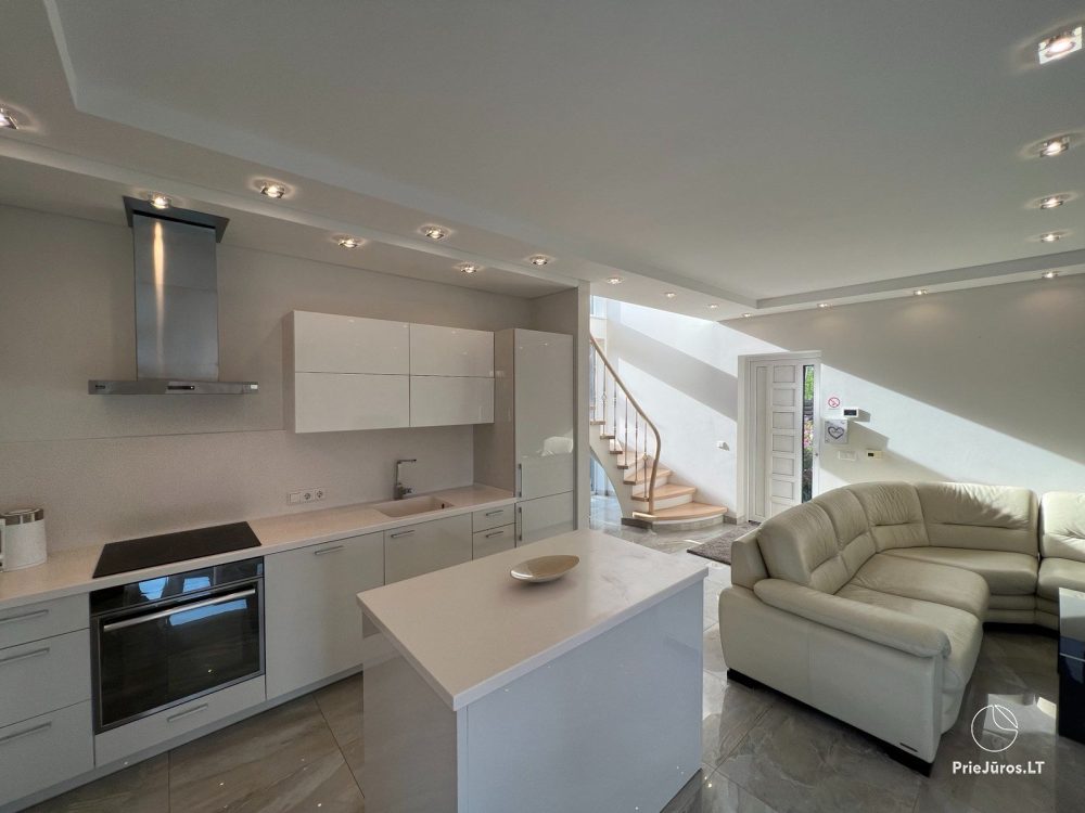 Villa for rent in complex Gintarine smilga. Pool in the yard, 400 meters to the sea