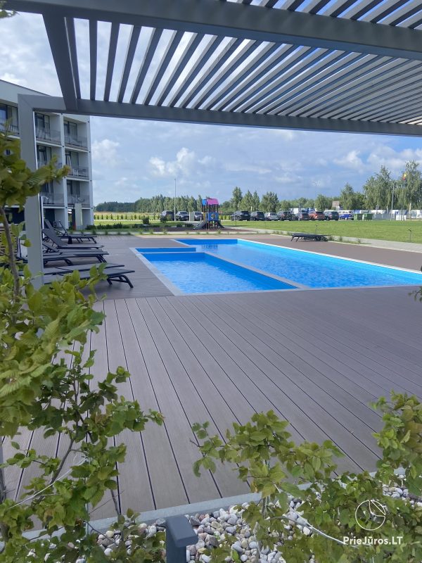 Apartment with pool in Sventoji, in complex Mano Sventove