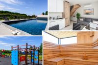 Eleonora - cottage "J7" with heated pool and baths in Monciske