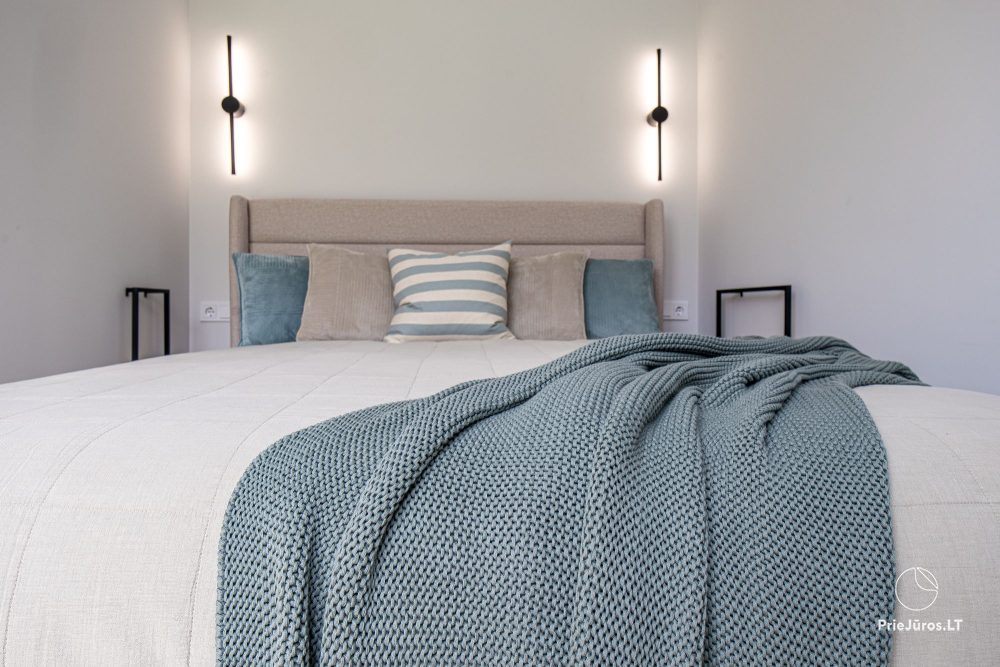 Fabula home - Monciškės - 2-bedroom, spacious cottage with a terrace for four, in the new J7 Beržas complex with pools, saunas, and barbecue