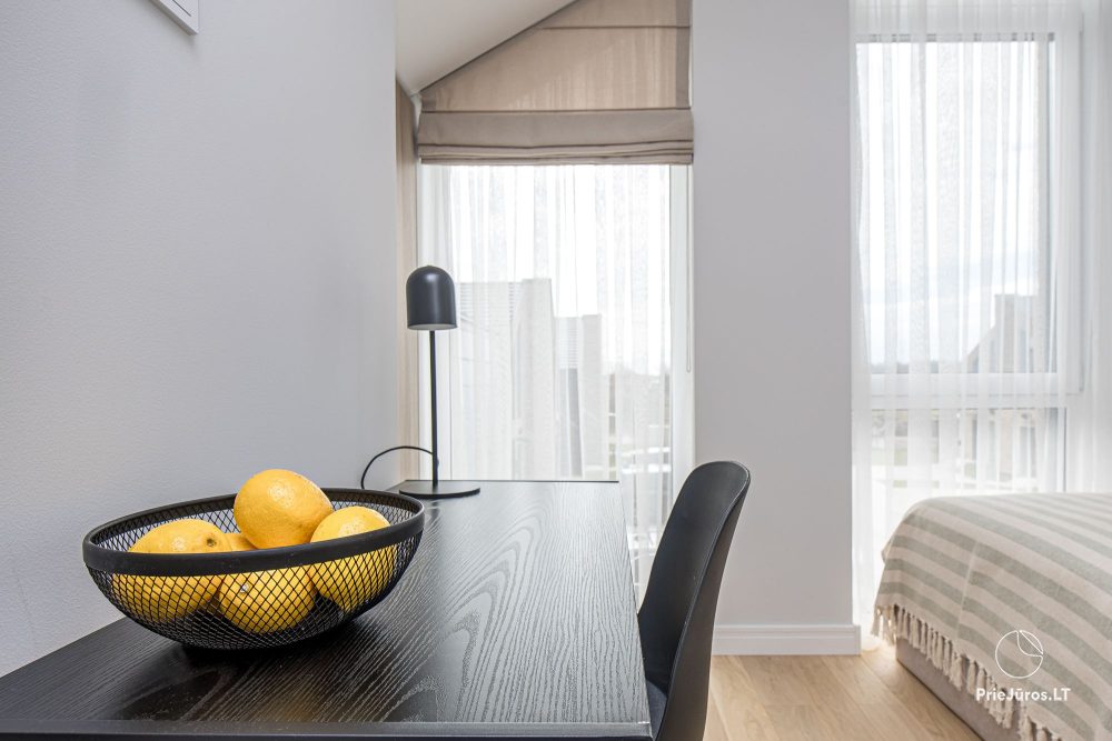 Fabula home - Monciškės - 2-bedroom, spacious cottage with a terrace for four, in the new J7 Beržas complex with pools, saunas, and barbecue