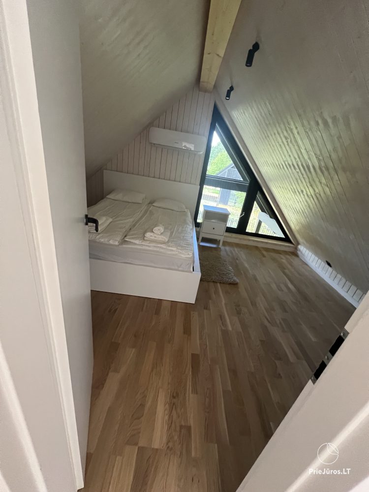 Spacious (80 sq.m) three bedroom house in Sventoji. For 2-3 families, up to 10 persons