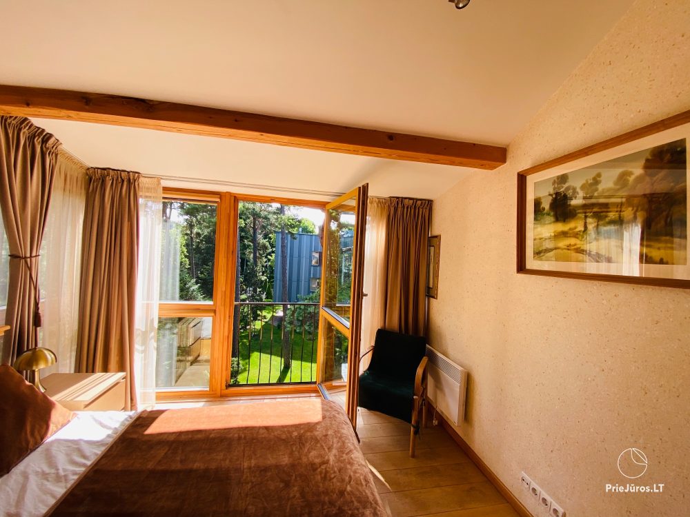Flat Birute for rent in Palanga, in Birutes avenue, next to the Botanical park