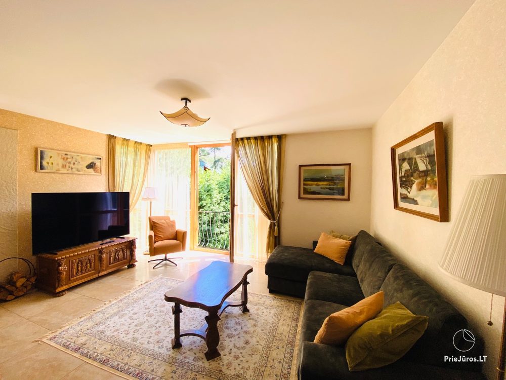 Flat Birute for rent in Palanga, in Birutes avenue, next to the Botanical park