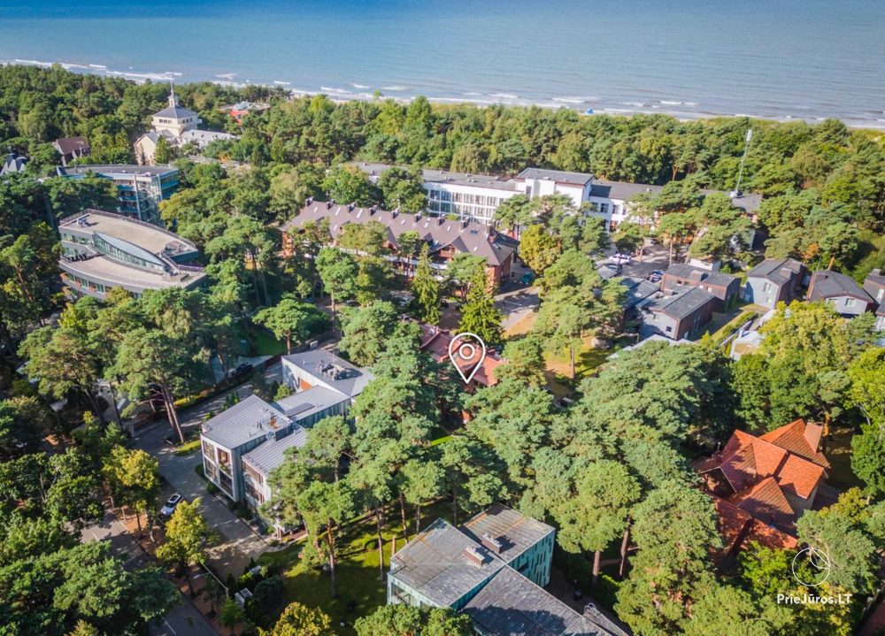 Flat Birute for rent in Palanga, in Birutes avenue, next to the Botanical park