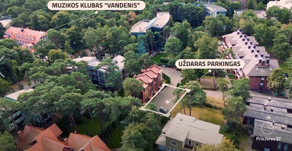 Flat Birute for rent in Palanga, in Birutes avenue, next to the Botanical park