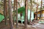 Wooden bungalows near the Baltic sea Penguin