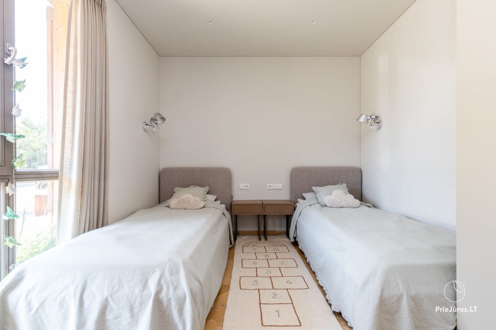 Modern 4-room apartment in Nida for up to 5 guests
