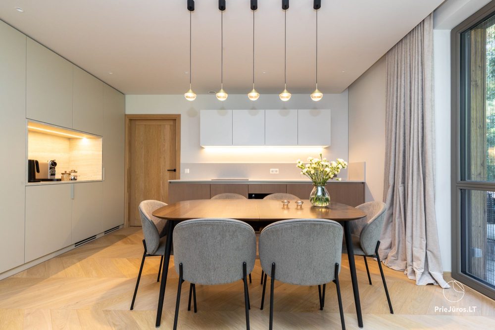 Modern 4-room apartment in Nida for up to 5 guests