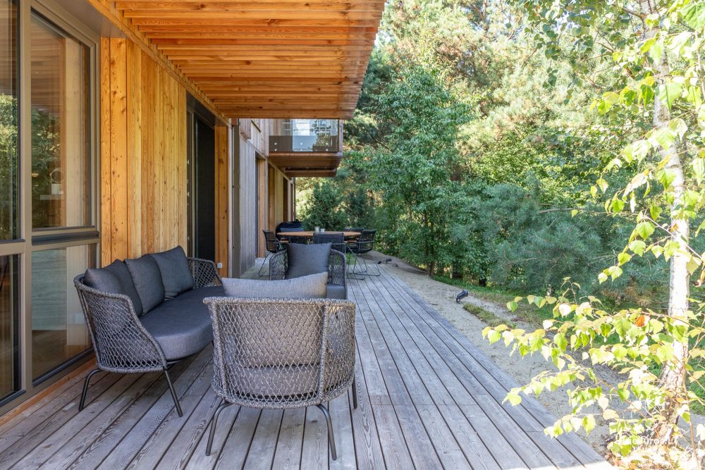Modern 4-room apartment in Nida for up to 5 guests