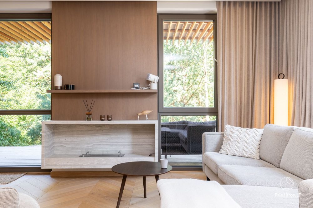 Modern 4-room apartment in Nida for up to 5 guests