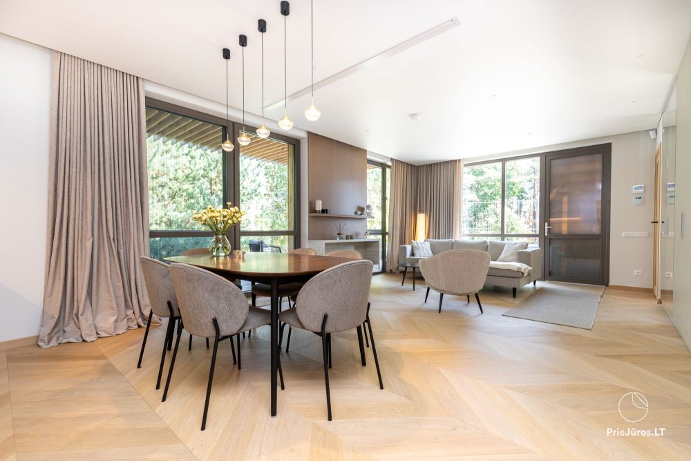 Modern 4-room apartment in Nida for up to 5 guests