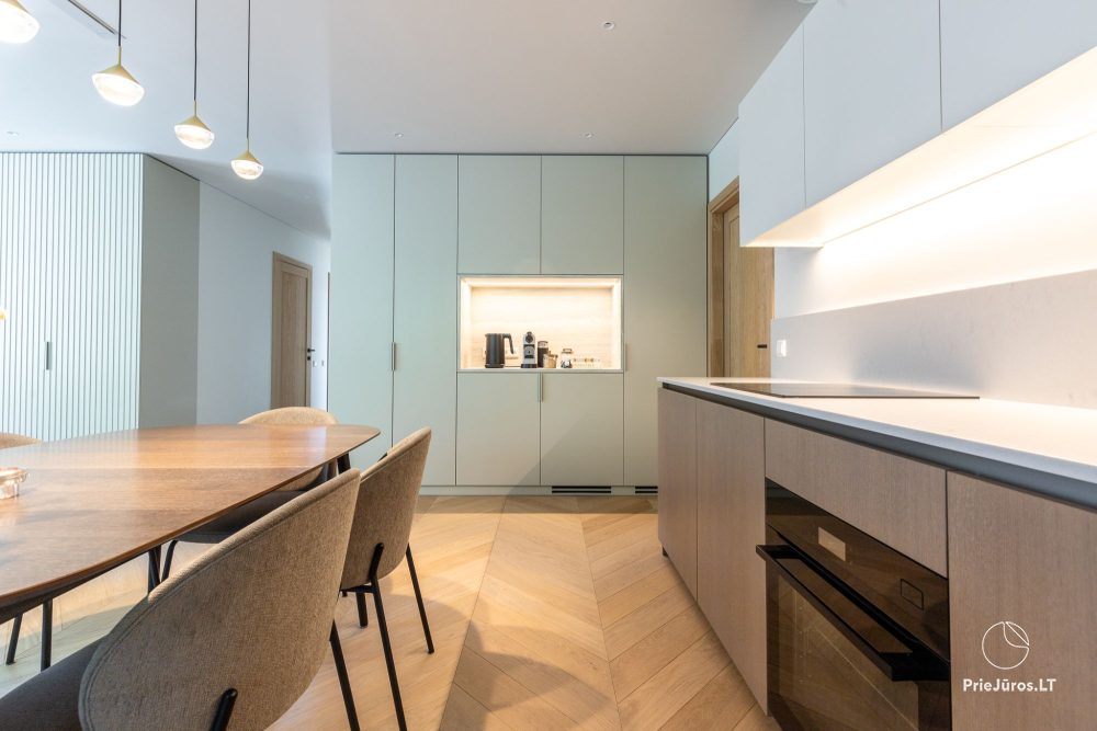 Modern 4-room apartment in Nida for up to 5 guests