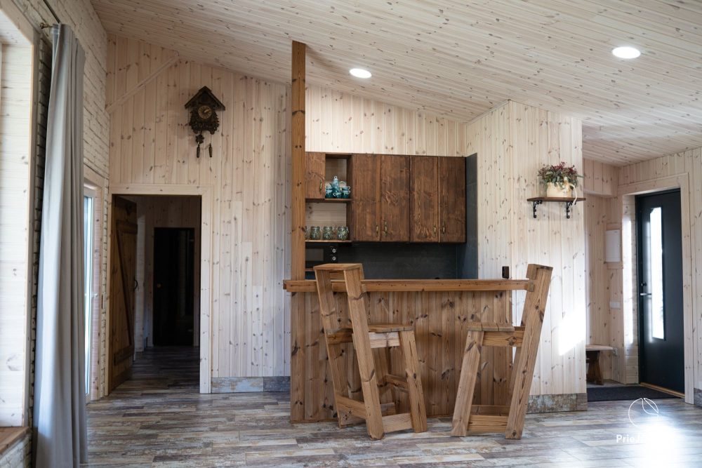 Accommodation near the river Akmena