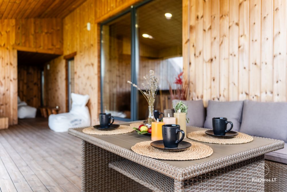 Accommodation near the river Akmena