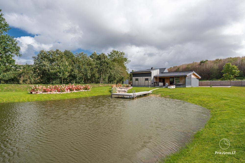 Accommodation near the river Akmena