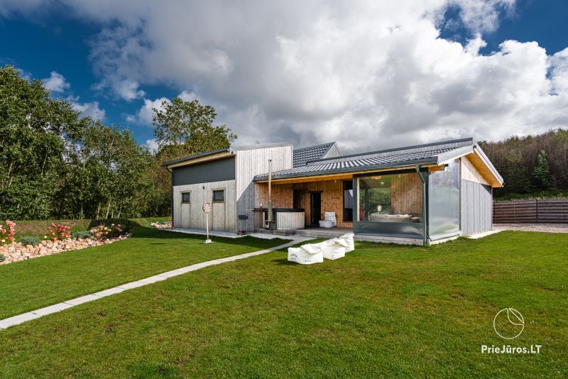 Accommodation near the river Akmena