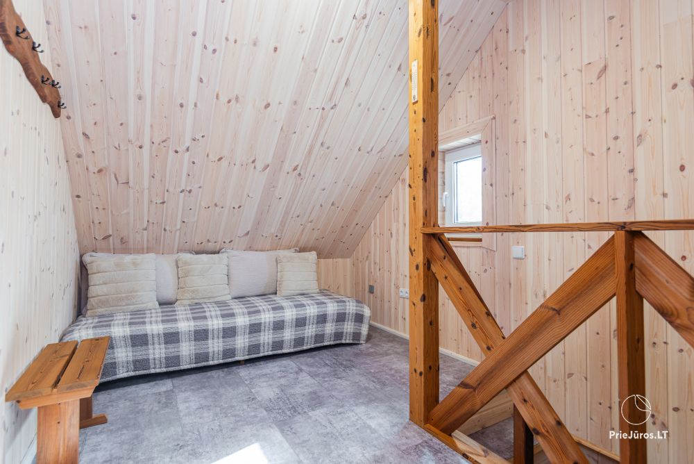 Accommodation near the river Akmena