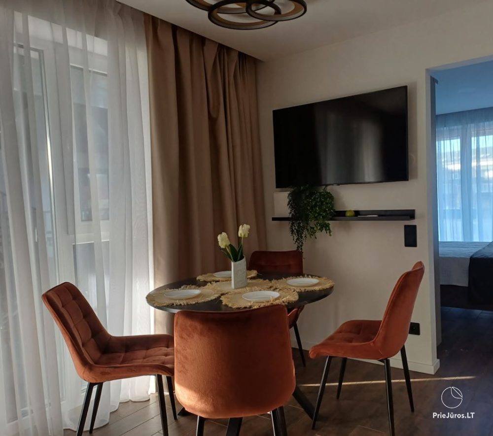 New apartments BALTASIS KIRAS, 50 m to the dunes! Apartment for rent in Šventoji - 1