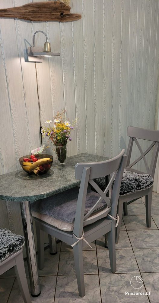 2-room apartments in Nida near the forest, private entrance, courtyard