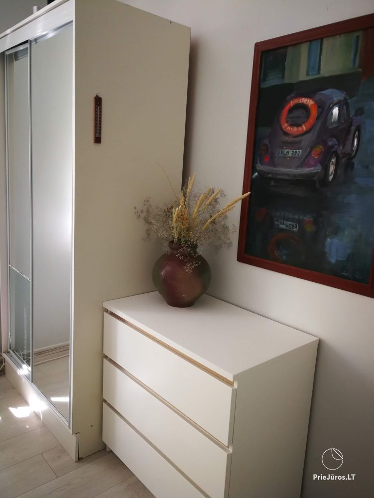 2-room apartments in Nida near the forest, private entrance, courtyard