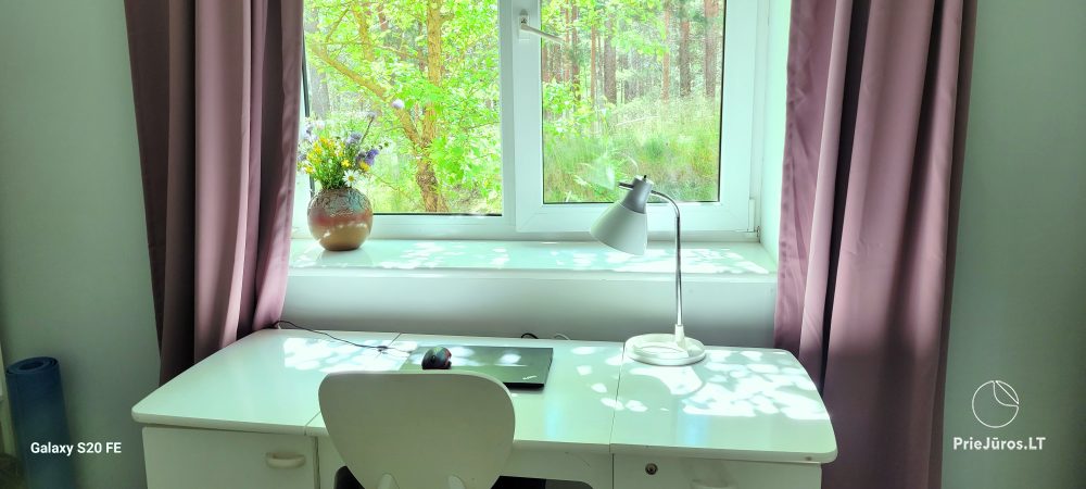 2-room apartments in Nida near the forest, private entrance, courtyard
