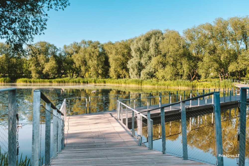 Park Apartments in Central Klaipėda. New, Cozy 3-Room Apartment with Lake View, Near the Old Town.